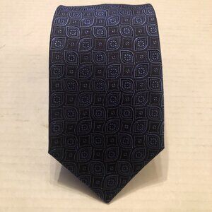 fabio FERRETTI men's new blue 100%silk tie  3" X 60"  made in Italy